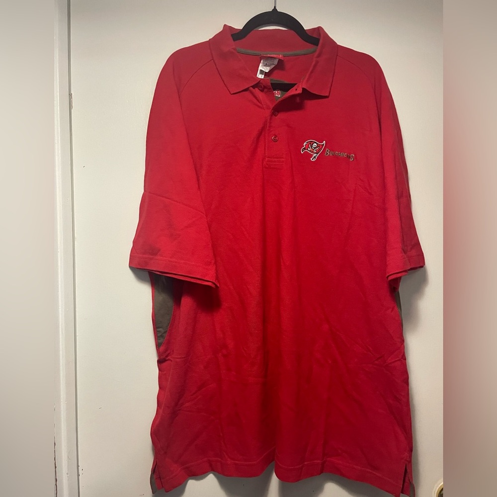 NFL Buccaneers Red Polo Shirt